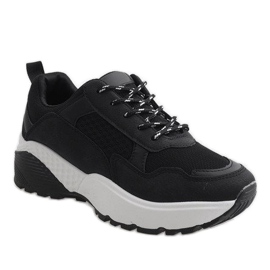 Chaussures de sport à la mode noires LT017 1