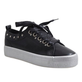 Baskets femme G-101 noires le noir 1