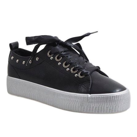 Baskets femme G-101 noires 1
