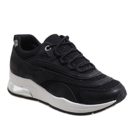 Chaussures de sport à la mode noires LL1718 1