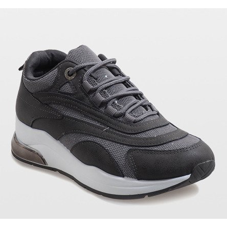 Chaussures de sport à la mode grises LL1718 1 Chaussures de sport à la mode grises LL1718 1