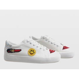Baskets blanches tampon BL75P 4