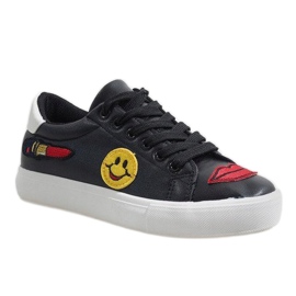 Baskets noires tampon BL75 le noir 1