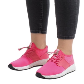 Chaussures de sport roses 499-Y 1