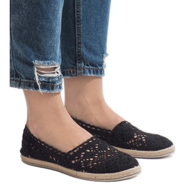 Baskets noires en dentelle JX57P le noir 2 Baskets noires en dentelle JX57P le noir 2