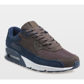 Chaussures de sport homme bleu marine 8104 brun 1 Chaussures de sport homme bleu marine 8104 brun 1