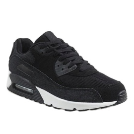 Chaussures de sport pour hommes noires 8104 1