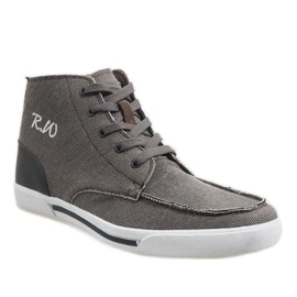 Chaussures hautes élégantes marron F10455 brun 1