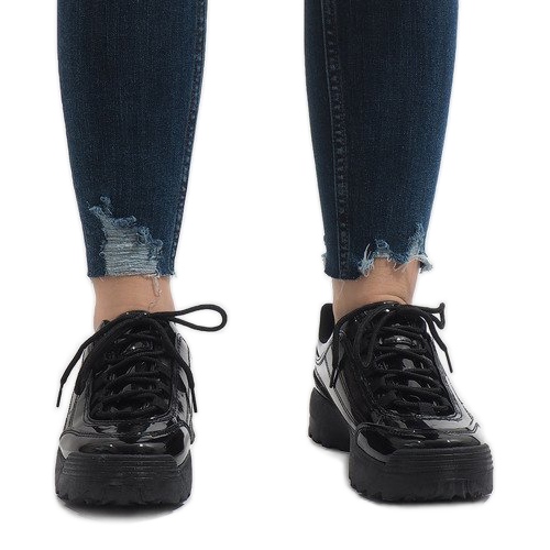 Chaussures de sport à la mode noires 82017 2