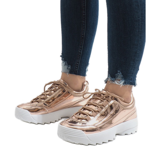 Chaussures de sport mode champagne 82017 jaune 1