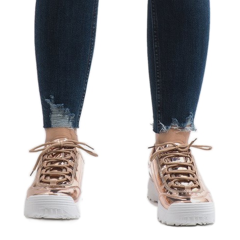 Chaussures de sport mode champagne 82017 jaune 2