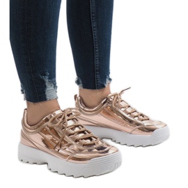 Chaussures de sport mode champagne 82017 jaune 3