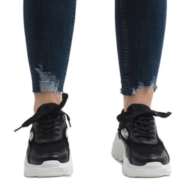 Chaussures de sport noires à la mode PP-37 le noir 2