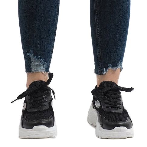 Chaussures de sport noires à la mode PP-37 2