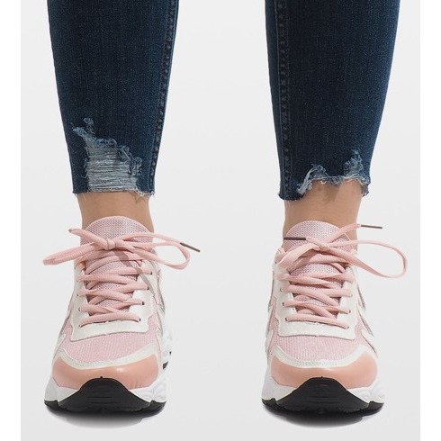 Chaussures de sport à la mode roses KB-153 2