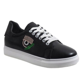 Baskets noires HS706 le noir 1