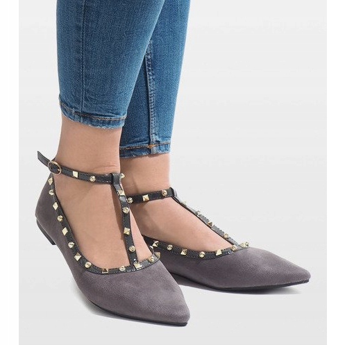 Ballerines grises 127-13 2