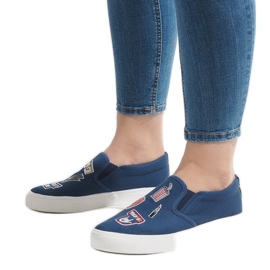 Baskets slip-on bleu marine NB102P 1
