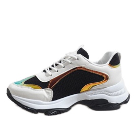 Chaussures de sport à la mode noires 2018-6 blanc 2