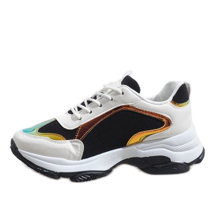 Chaussures de sport à la mode noires 2018-6 blanc 2