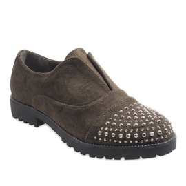 Chaussures à enfiler vertes à crampons 22-2 multicolore 1