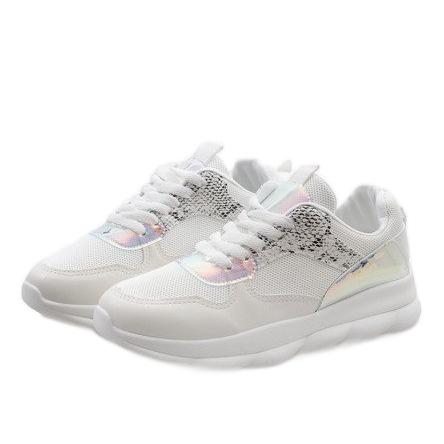 Chaussures de sport à la mode blanches W-3097 1 Chaussures de sport à la mode blanches W-3097 1