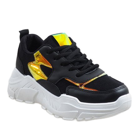 Chaussures de sport à la mode noires 2018-3 le noir 1 Chaussures de sport à la mode noires 2018-3 le noir 1