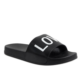 Chaussons noirs love 812A le noir 1