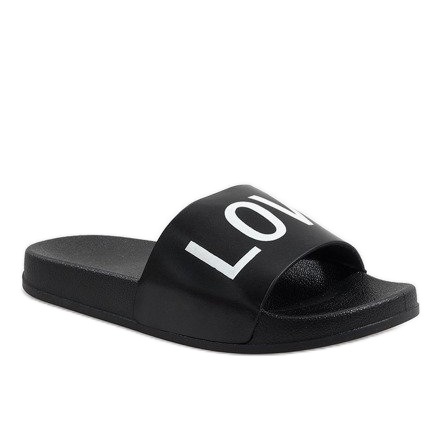 Chaussons noirs love 812A le noir 1
