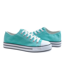 Baskets menthe sur la plateforme B72B-11 vert 4