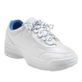 Chaussures de sport à la mode blanches 6256 1