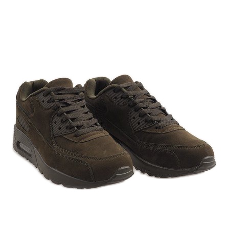 Chaussures de sport vertes Z2014-6 brun 1