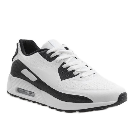 Chaussures de sport noires Z2014-4 blanc 1