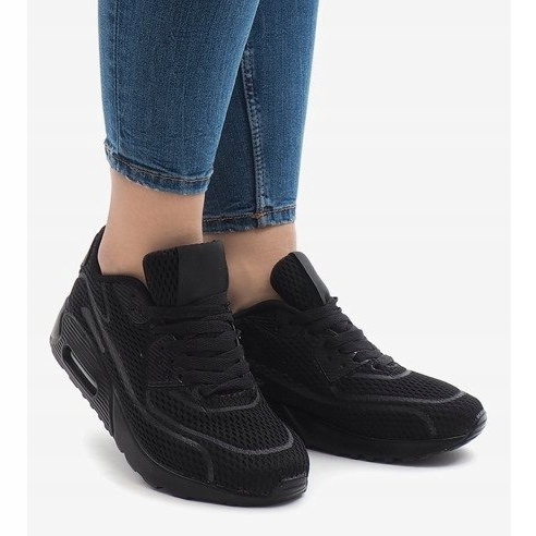 Chaussures de sport noires Z2014-7 le noir 2