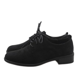 Chaussures de jazz noires, chaussures en daim C-7183 le noir 3