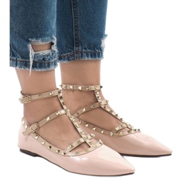 Ballerines laquées roses 127-12 2 Ballerines laquées roses 127-12 2