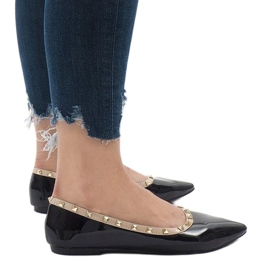 Ballerines noires à clous 127-16 le noir 2
