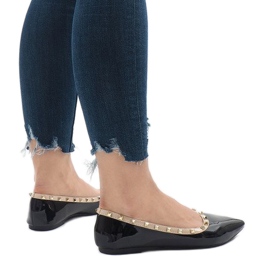 Ballerines noires à clous 127-16 le noir 3
