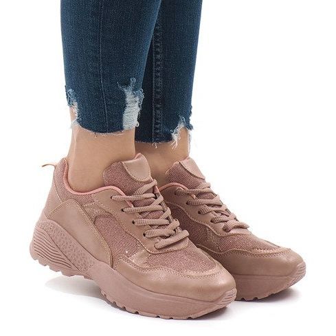 BY-080 chaussures de sport roses 1 BY-080 chaussures de sport roses 1