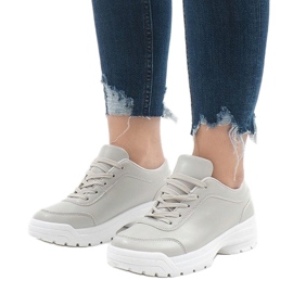 Chaussures de sport grises 6255 1 Chaussures de sport grises 6255 1