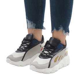 Chaussures de sport tendance multicolores 9115 blanc noir rouge gris vert 1