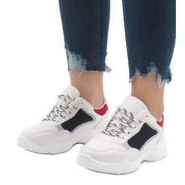 Chaussures de sport à la mode multicolores YM-31 Noir blanche le noir rouge 1