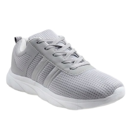 Chaussures de sport grises TL007 1 Chaussures de sport grises TL007 1