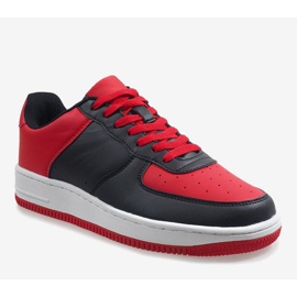 Chaussures de sport Air Force noires rouge multicolore 1