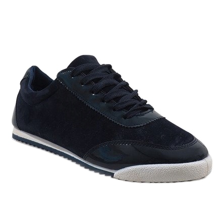 Baskets homme bleu marine JX-22 le noir 1