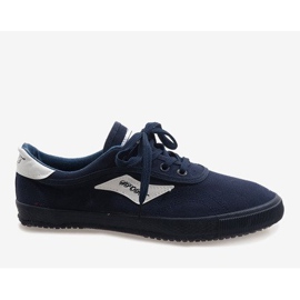 Baskets homme bleu marine HW01 2