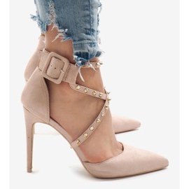 Escarpins en daim rose GH11547 3