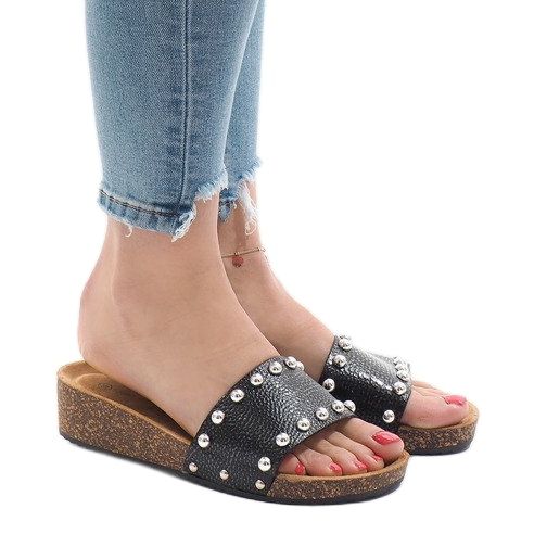 Talons hauts noirs AC-2809 le noir 1