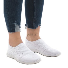 Chaussures de sport blanches B111-13 1
