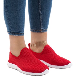 Chaussures de sport rouges 909-17 1
